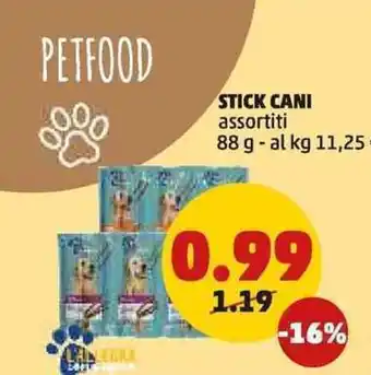 PENNY Stick cani assortiti offerta