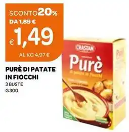 Ekom Purè di patate in fiocchi 3 buste offerta