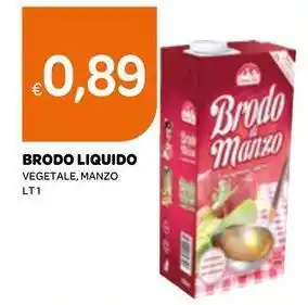 Ekom Brodo liquido vegetale, manzo offerta