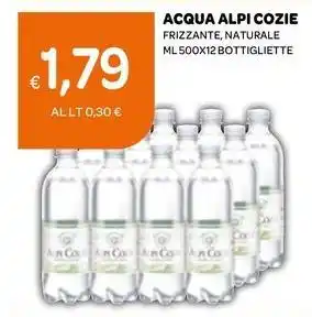 Ekom Acqua alpi cozie frizzante, naturale offerta