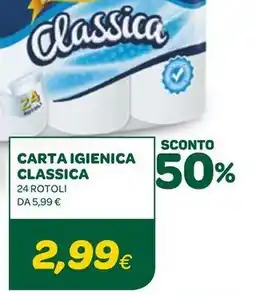 Ekom Carta igienica classica 24 rotoli offerta