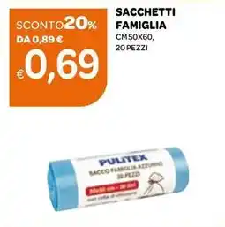 Ekom Sacchetti famiglia offerta