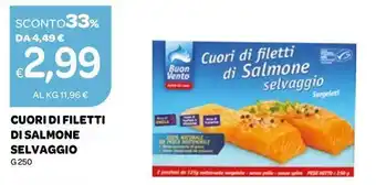 Ekom Cuori di filetti di salmone selvaggio offerta