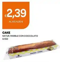 Ekom Cake natur, marble con cioccolato offerta