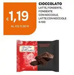 Ekom Cioccolato latte, fondente, fondente offerta