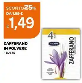 Ekom Zafferano in polvere 4 buste offerta