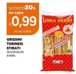 Ekom Grissini torinesi stirati olio di oliva offerta