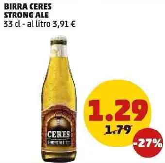 PENNY Birra ceres strong ale offerta