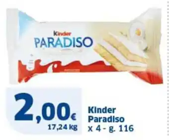 Ok Sigma Kinder paradiso offerta