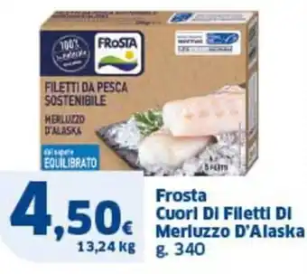 Ok Sigma Frosta cuori di filetti di merluzzo d'alaska offerta