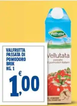 Ok Sigma Valfrutta passata di pomodoro brik offerta