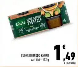 Conad Cuore di brodo KNORR offerta