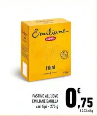 Conad Pastine all'uovo emiliane BARILLA offerta