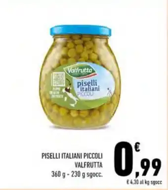 Conad Piselli italiani piccoli VALFRUTTA offerta