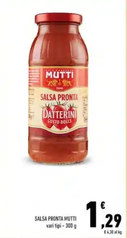 Conad Salsa pronta MUTTI offerta