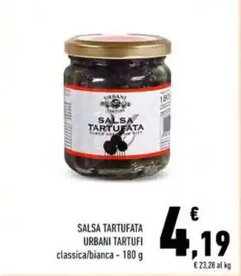 Conad Salsa tartufata urbani tartufi offerta