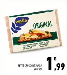 Conad Fette croccanti WASA offerta