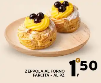 Extra Supermercati Zeppola al forno farcita offerta