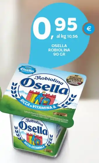 Extra Supermercati Osella robiolina offerta