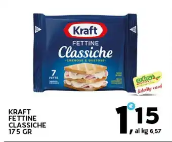 Extra Supermercati Kraft fettine classiche offerta