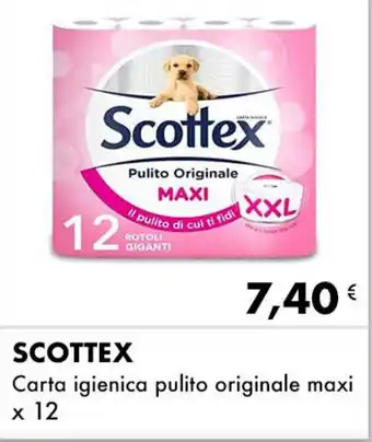 Iper Tosano SCOTTEX Carta igienica pulito originale maxi offerta