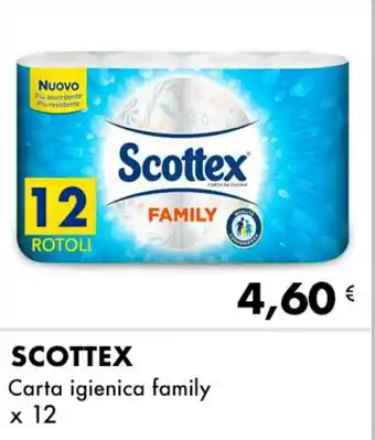 Iper Tosano SCOTTEX Carta igienica family offerta