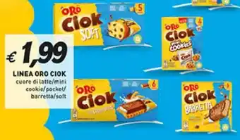 Coal LINEA ORO CIOK cuore di latte/mini cookie/pocket/ barretta/soft offerta