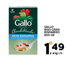 Extra Supermercati Gallo riso gran risparmio offerta