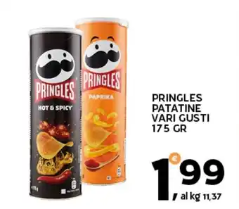 Extra Supermercati Pringles patatine vari gusti offerta