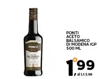 Extra Supermercati Ponti aceto balsamico di modena igp offerta