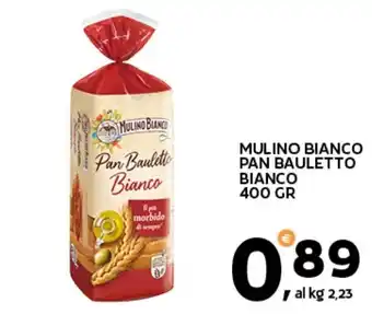 Extra Supermercati Mulino bianco pan bauletto bianco offerta