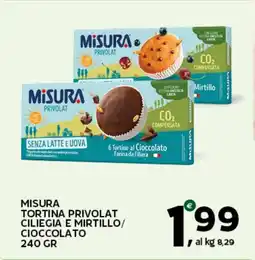 Extra Supermercati Misura tortina privolat ciliegia e mirtillo/ cioccolato offerta