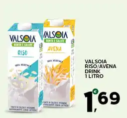 Extra Supermercati Valsoia riso/avena drink offerta