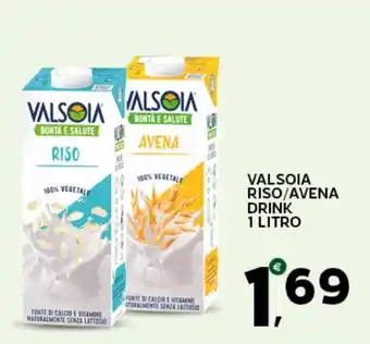 Extra Supermercati Valsoia riso/avena drink offerta