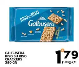 Extra Supermercati Galbusera riso su riso crackers offerta