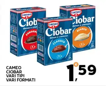 Extra Supermercati Cameo ciobar offerta