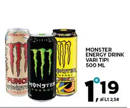 Extra Supermercati Monster energy drink vari tipi offerta