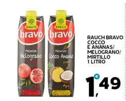 Extra Supermercati Rauch bravo cocco e ananas/ melograno/ mirtillo offerta