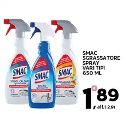 Extra Supermercati Smac sgrassatore spray offerta