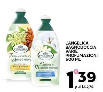 Extra Supermercati L'angelica bagnodoccia varie profumazioni offerta