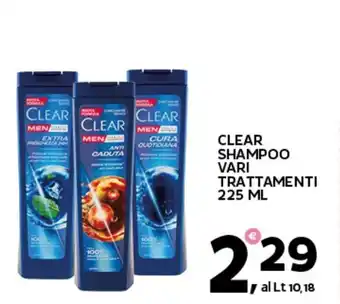 Extra Supermercati Clear shampoo vari trattamenti offerta