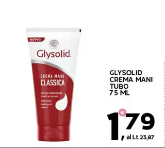 Extra Supermercati Glysolid crema mani tubo offerta