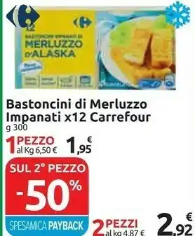 Carrefour Express bastoncini di merluzzo impanati offerta