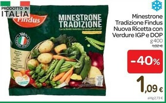 Carrefour Express Minestrone tradizione 400 g(ml) offerta