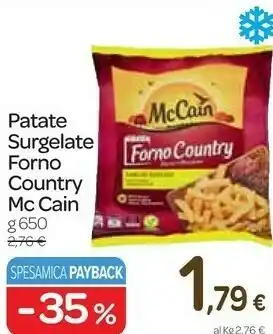 Carrefour Express Patatine forno country 600 g(ml) offerta