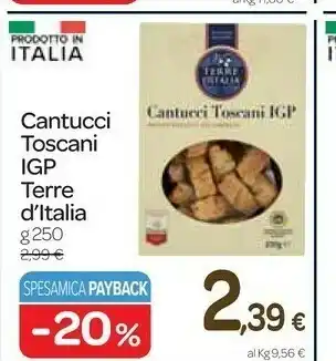 Carrefour Express Cantucci della toscana 250 g(ml) offerta