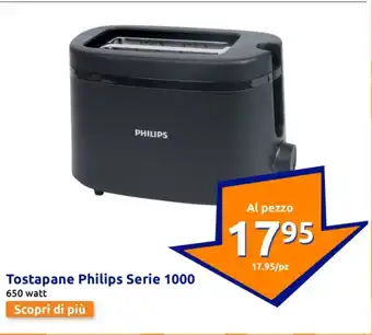 Action Tostapane Philips Serie 1000 offerta