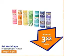 Action Set Washitape offerta