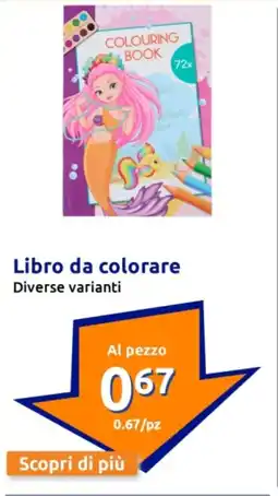 Action Libro da colorare offerta