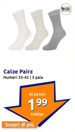 Action Calze Pairz offerta